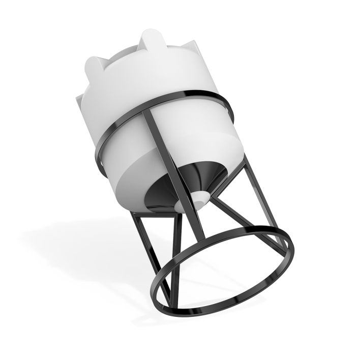 Емкость конусообразная Polimer-Group K 200, 200 литров, в обрешетке