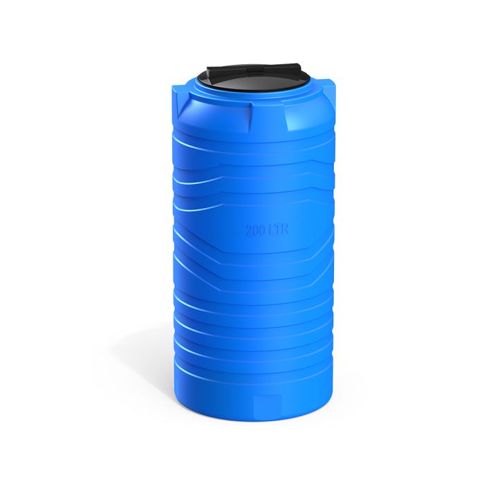 Емкость цилиндрическая Polimer-Group N 200, 200 литров, в ассортименте