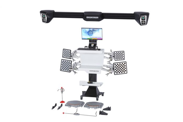 Стенд сход развала 3D NORDBERG C802-C (7015) серый, настенный, без колонны