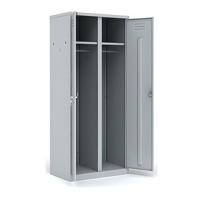 Шкаф для раздевалки ПАКС-металл ШРМ-АК/800, 800мм, двухсекционный