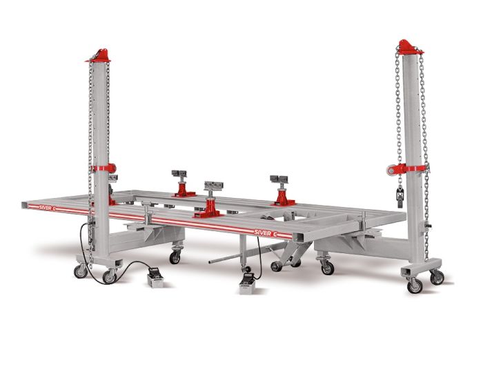 Стапель платформенный 3000кг SIVER С-210, с двумя подкатными устройствами 10т