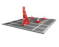 Стапель напольный 2000кг SIVER H-110, с одним силовым устройством 10т