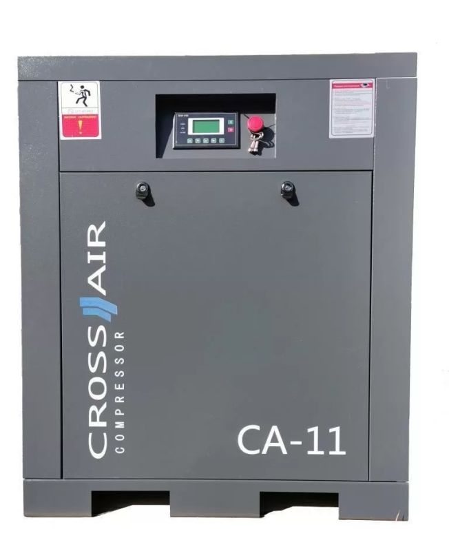 Винтовой компрессор CrossAir CA11-10RA, ременной привод, 10 бар, IP54, 1500 л/мин