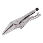 Зажим струбцины с фиксатором King Tony 6315-09, тонконосый, 9", 221мм