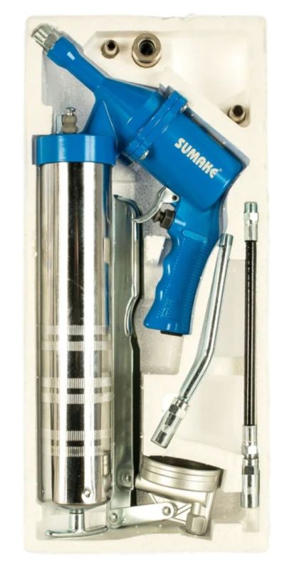 Пневмошприц Sumake ST-6636-6, 500мл, 1/4", с набором