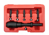 Набор ударных отверток для пневмомолотка СТАНКОИМПОРТ KA-5346, 6шт.