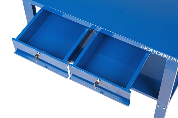 Верстак слесарный Nordberg TT2,  два подвесных ящика, 1500мм