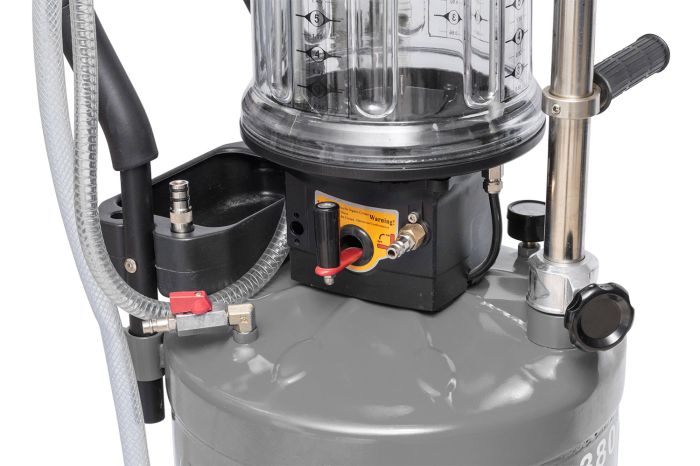 Установка для сбора масла Nordberg 2380G серая, 80 литров