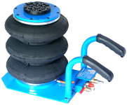 Домкрат подкатной пневматический 3 тонны Ae&T T08103B, надувной, трёхсекционный, автомобильный