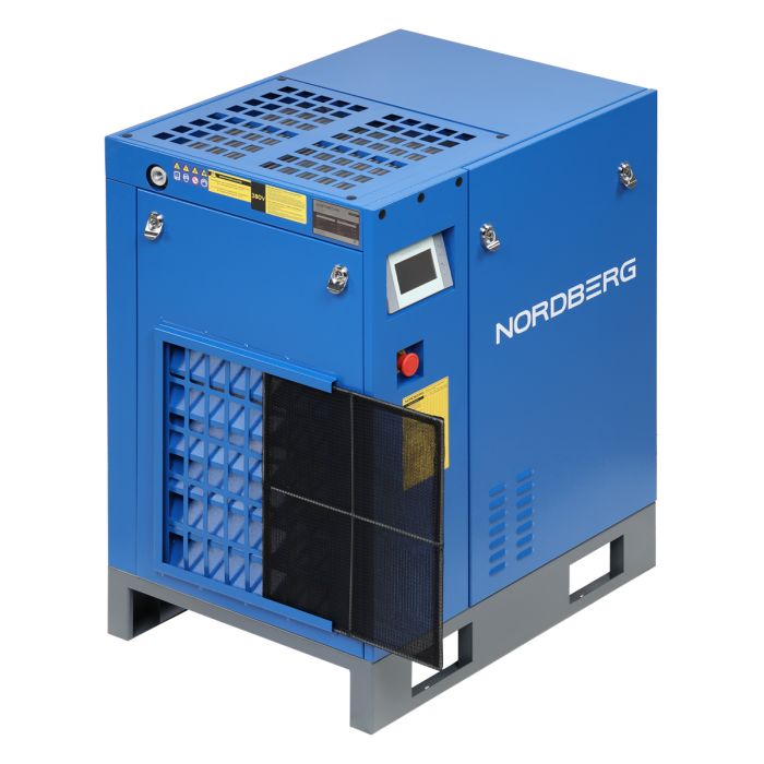Винтовой компрессор Nordberg NCC10_13, прямой привод, 13 бар, IP23, 800л/мин, 7,5кВт, с ЧП