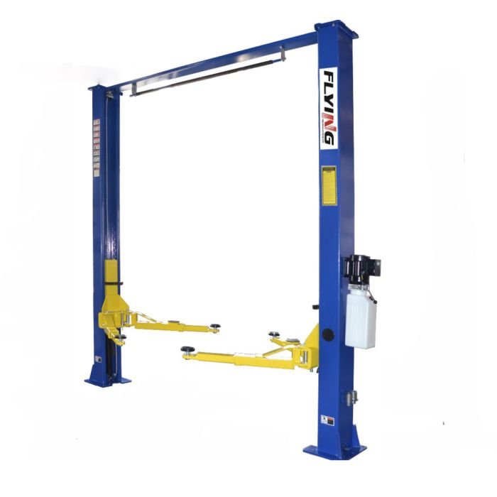 Подъемник двухстоечный автомобильный 4 тонн ATIS Flying T4AB, электрогидравлический, 380В