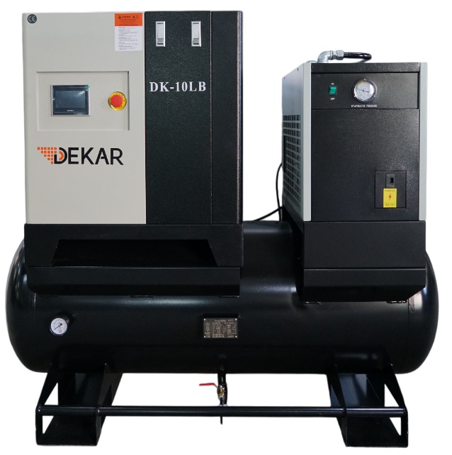 Винтовой компрессор Dekar DK-10LB 10bar, прямой привод, 10бар, 1100л/мин, 350л