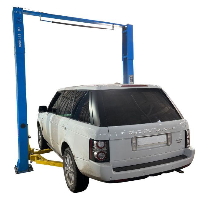 Подъемник двухстоечный автомобильный 4 тонны Техносоюз TS-1114MR, электрогидравлический, 220/380В