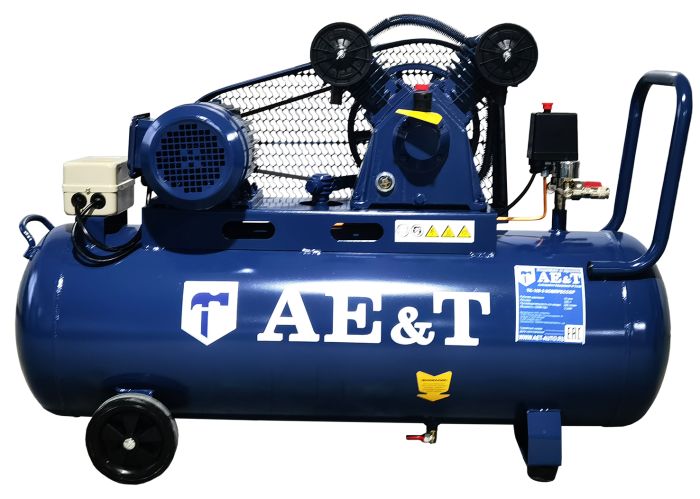 Поршневой компрессор AE&T TK-100-3, ременной привод, масляный, 290 л/мин, 380В