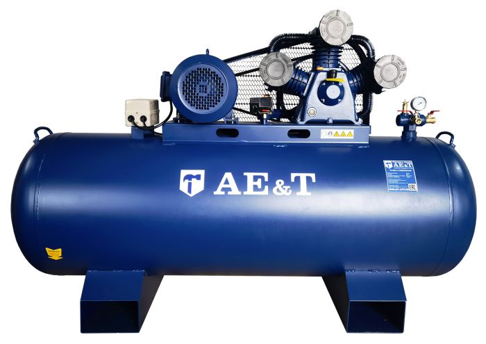 Поршневой компрессор AE&T TK-500-7.5, ременной привод, масляный, 860 л/мин, 380В