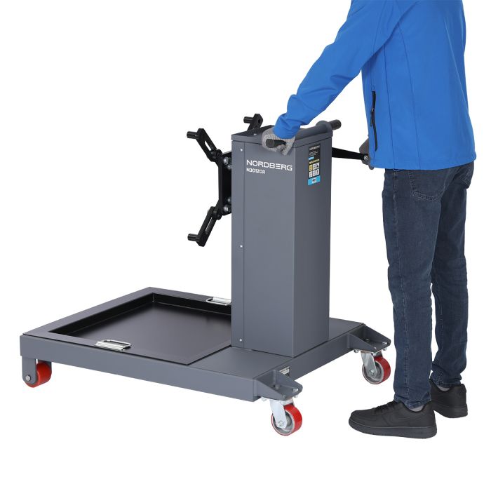 Стенд для ремонта двигателя 3 в 1 Nordberg N30120R, 1,2т, с универсальным кронштейном