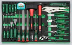 Набор слесарного инструмента Hans TTF-23, 23 пр.