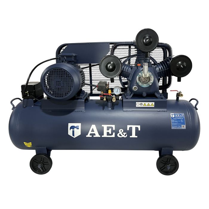 Поршневой компрессор AE&T TK-200-10, ременной привод, масляный, 980 л/мин, 380В