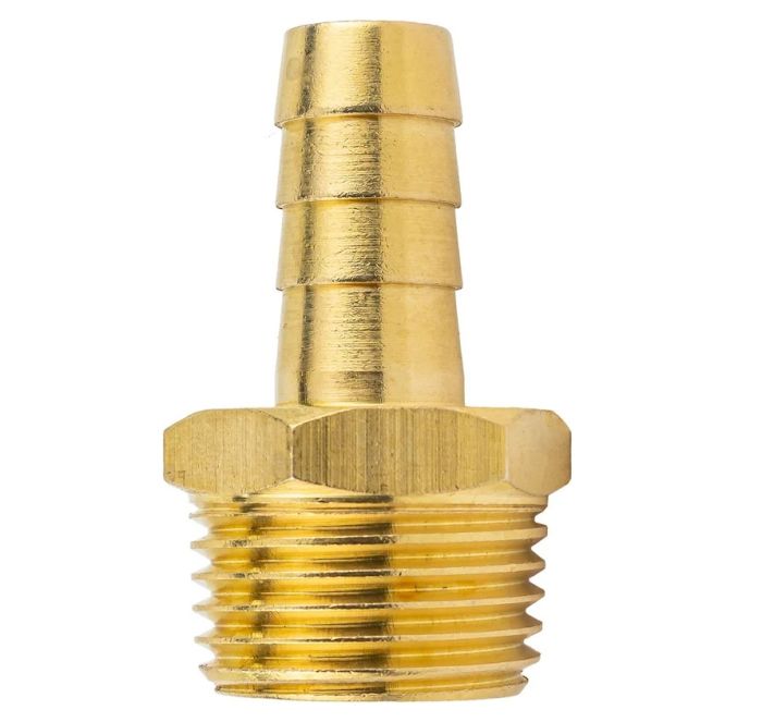 Штуцер пневматический Forsage F-MH08/06(58733), 1/2", елочка 10 мм