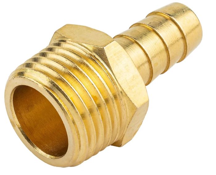 Штуцер пневматический Forsage F-MH08/06(58733), 1/2", елочка 10 мм