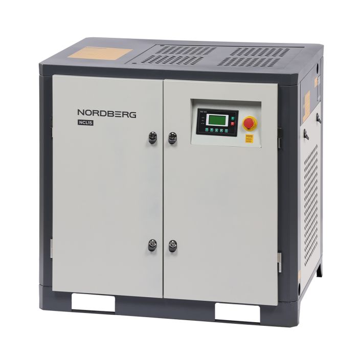 Винтовой компрессор Nordberg NCL15, прямой привод, 10 бар, IP55, 1400л/мин, 11кВт