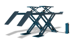 Подъемник автомобильный ножничный 3,5 тонны Nussbaum UNI LIFT 3500 NT PLUS INGROUND 4500, электрогидравлический, 380В