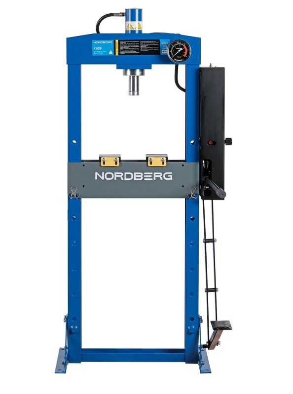 Пресс гидравлический ручной/ножной 20 тонн Nordberg N3620F, напольный, гаражный