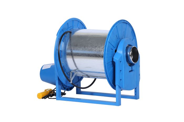 Катушка для сбора выхлопных газов Nordberg HRF8100E-KIT с автоматическим приводом со шлангом L=8 м, D=100 мм и насадкой
