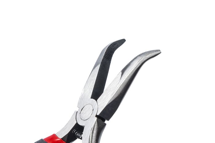 Мини длиногубцы изогнутые Станкоимпорт CS21085, 130 мм