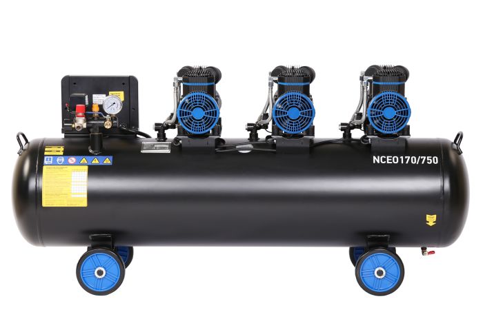 Поршневой компрессор NORDBERG NCEO170/750, прямой привод, безмасляный, 170л, 750 л/мин, 380В