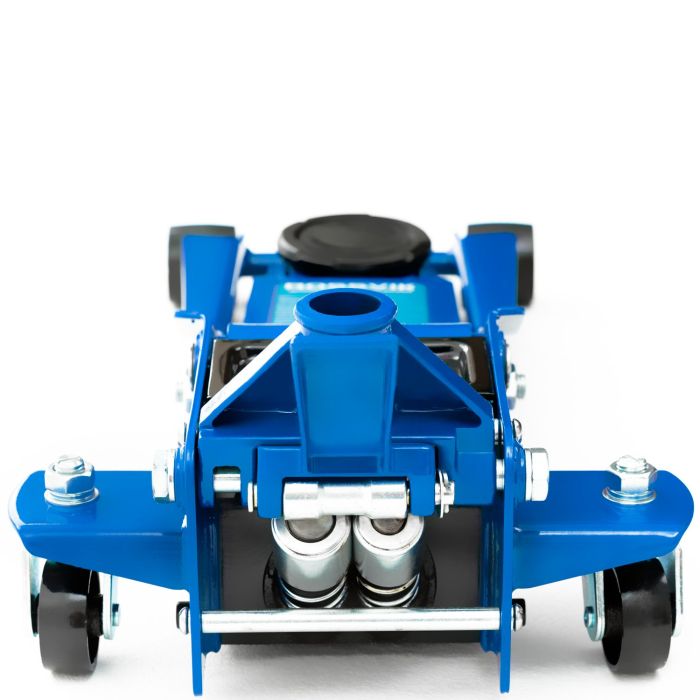 Домкрат подкатной гидравлический 3 тонны Rossvik V3 LOW PROFILE TH32505B, автомобильный, с педалью