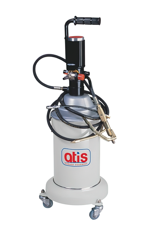 Нагнетатель смазки (солидолонагнетатель) Atis HG-68213, пневматический, 13 литров