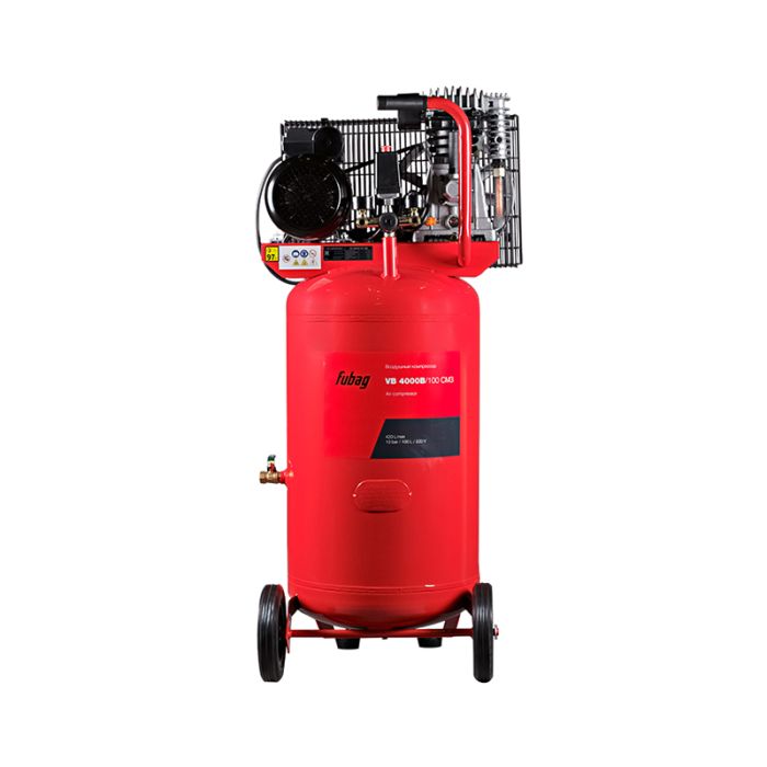 Поршневой компрессор Fubag VB 4000B/100 CM3, ременной масляный, 220В, 420л/мин, 100л