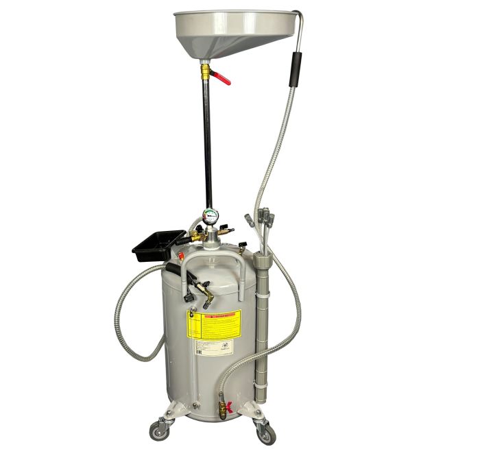 Установка для слива отработанного масла Техносоюз TS-2185, 90 литров, со щупами