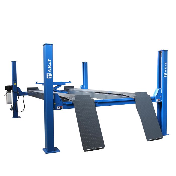 Подъемник четырехстоечный 5,5 тонн AE&T F5.5-4, электрогидравлический, для сход-развала, 380B