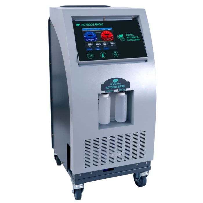 Станция для заправки автокондиционеров GrunBaum AC7000S Basic с принтером, автоматическая, 120 л/мин