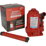 Домкрат бутылочный гидравлический 6 тонн AUTOVIRAZH AV-073406, двухштоковый, автомобильный