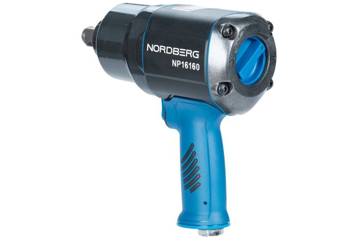 Пневмогайковерт ударный NORDBERG NP16160, 3/4", композитный, легковой, 2000 Нм