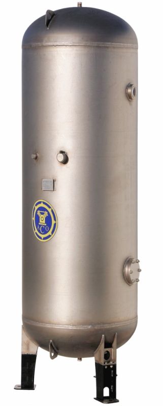 Воздушный ресивер для компрессора АСО Бежецк РВ 500-02/10, вертикальный, 500 литров
