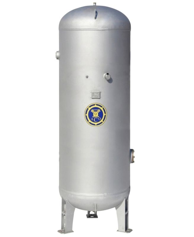 Воздушный ресивер для компрессора АСО Бежецк РВ 500/10Ц, вертикальный, 500 литров