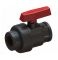 Кран шаровой пластиковый 1"