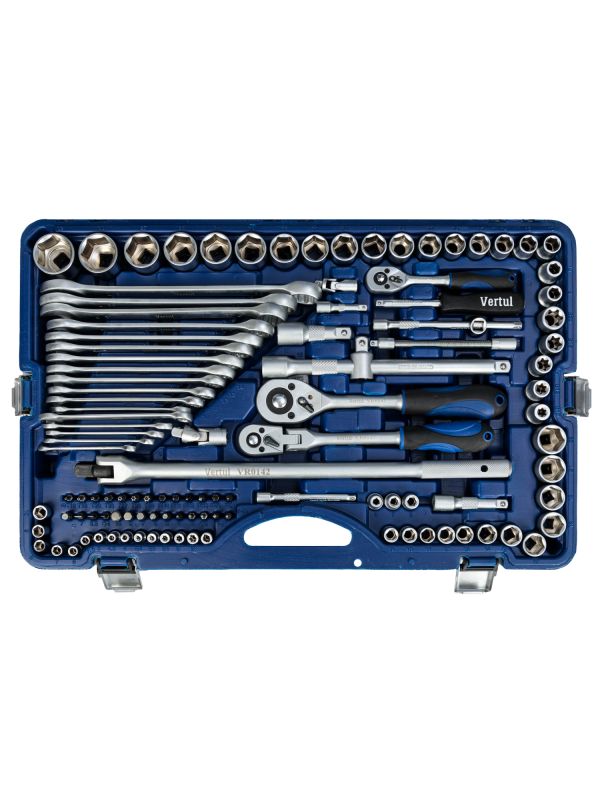 Набор инструментов Vertul VR0142, 1/4″, 3/8″ 1/2″,  142пр.