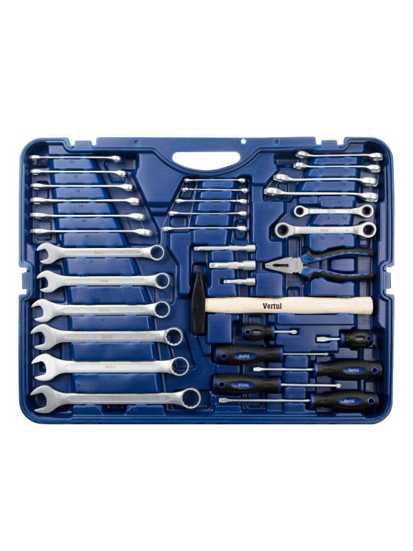 Набор инструментов Vertul VR0202, 1/4″, 3/8″ 1/2″,  202пр.