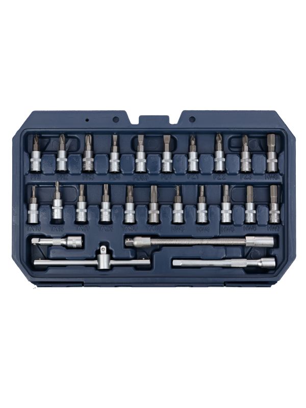 Набор инструментов Vertul VR053, 1/4″, 53пр.