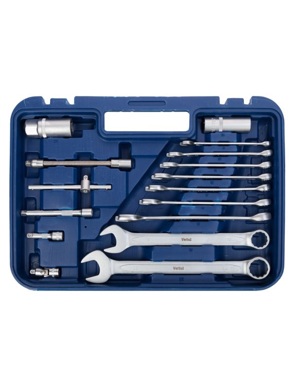 Набор инструментов Vertul VR082, 1/4″, 1/2″, 82пр.