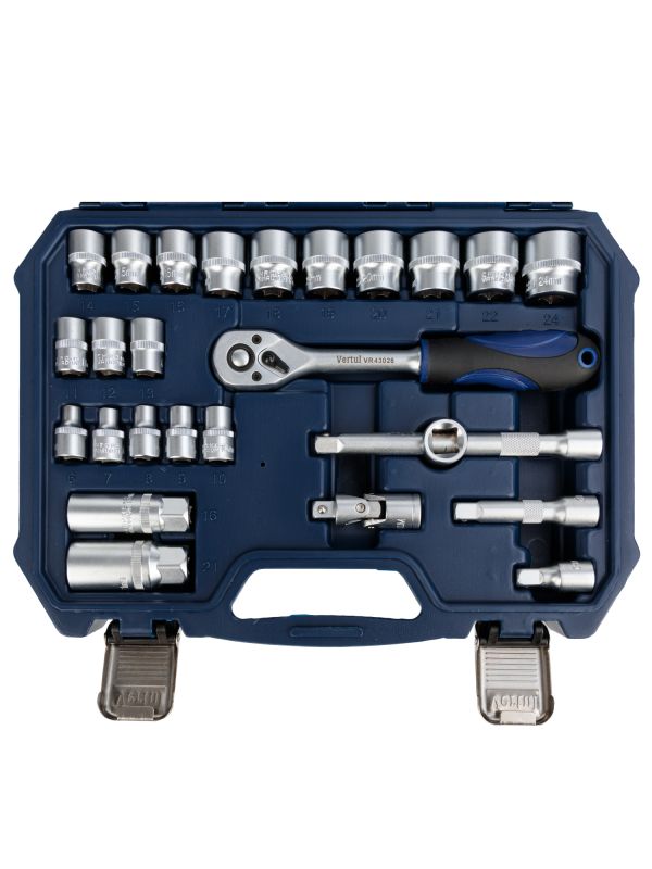 Набор инструментов Vertul VR43026, 3/8",  26пр.