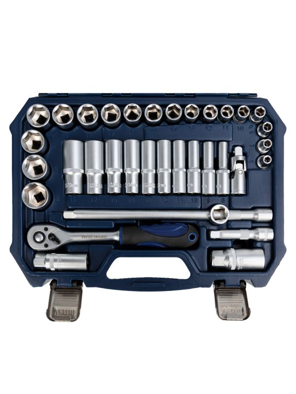 Набор инструментов Vertul VR43061, 3/8",  61пр.