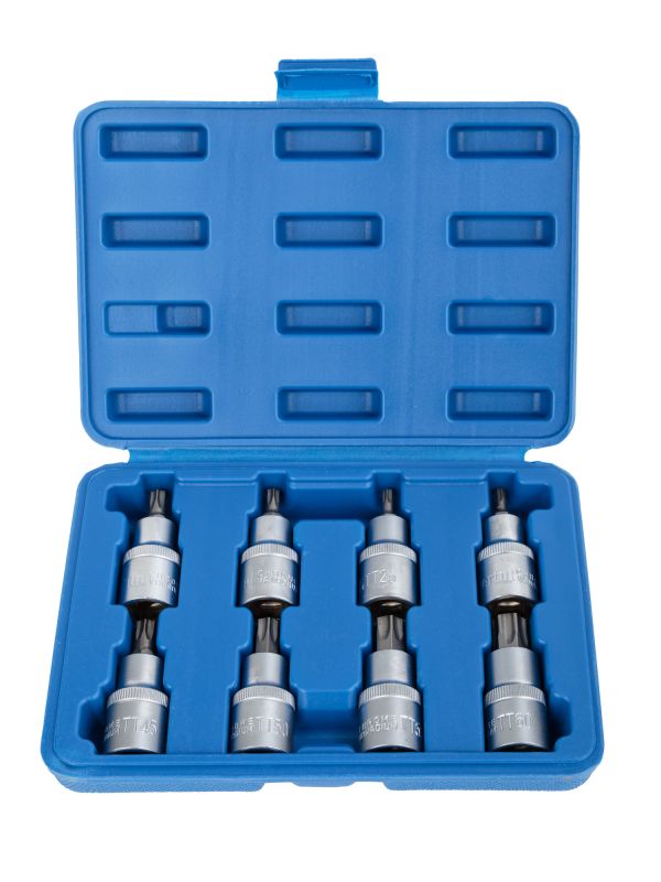 Набор головок со вставкой TORX Vertul VR50189, с отверстием 1/2, 55 мм, 8 пр.