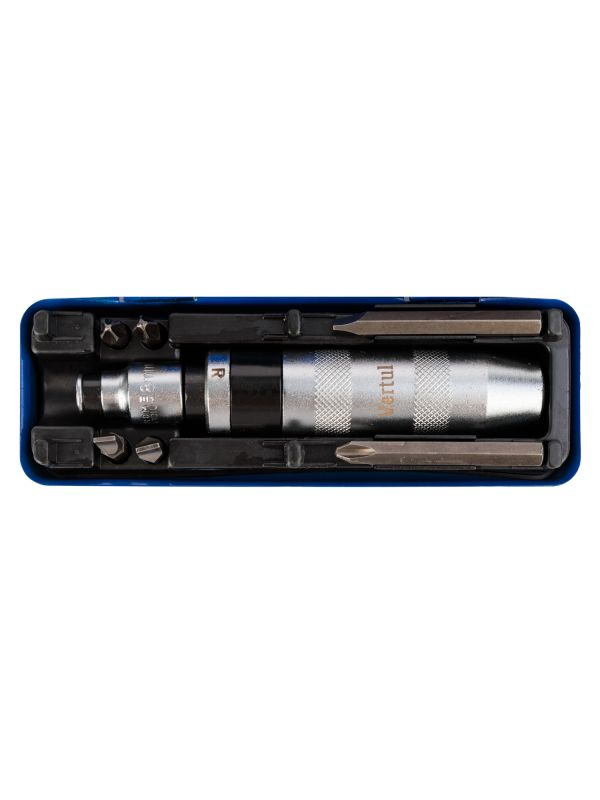 Отвертка ударная с комплектом бит Vertul VR50212