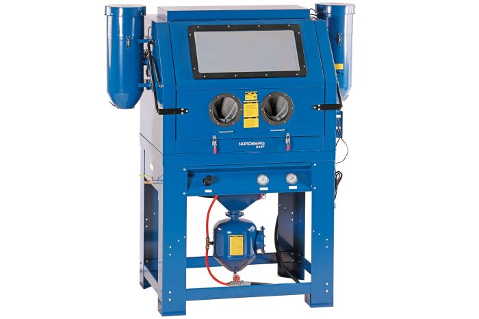 Пескоструйная камера напорная NORDBERG NS9P, 823 литров, с подачей абразива